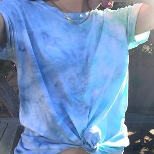 Boho beach tie-dye top 🌊🏝 H&M Large tee tshirt